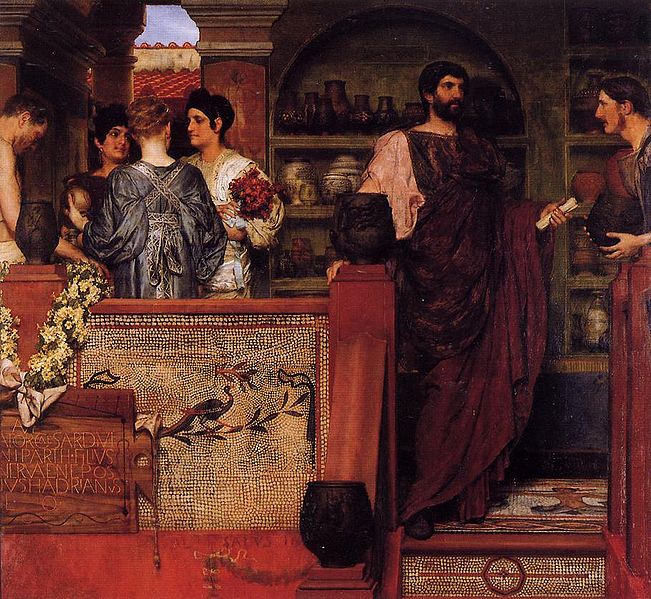 Hadrian Visiting a Romano